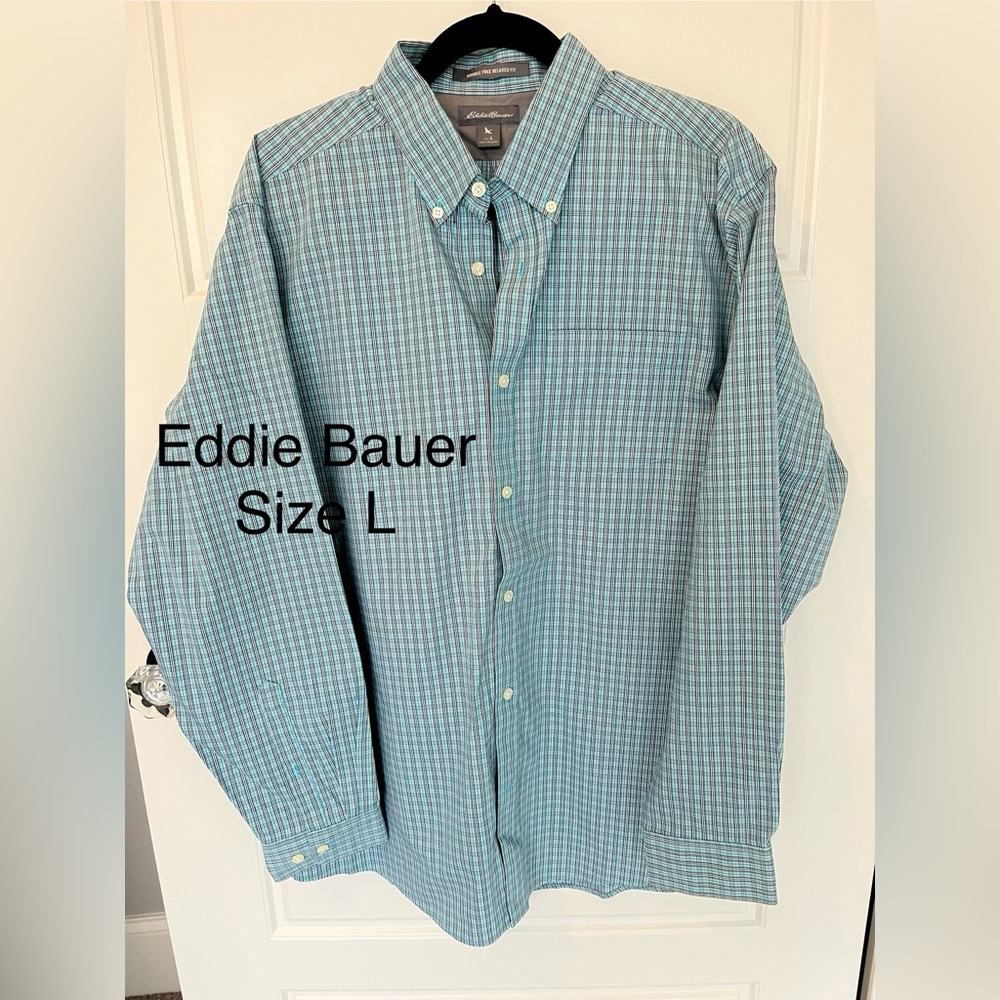 Men’s Shirt. Eddie Bauer. Size L. NWOT.